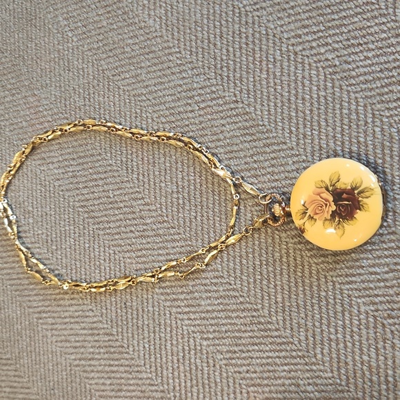 1928 Lock it Charm Watch Necklace - Picture 3 of 6